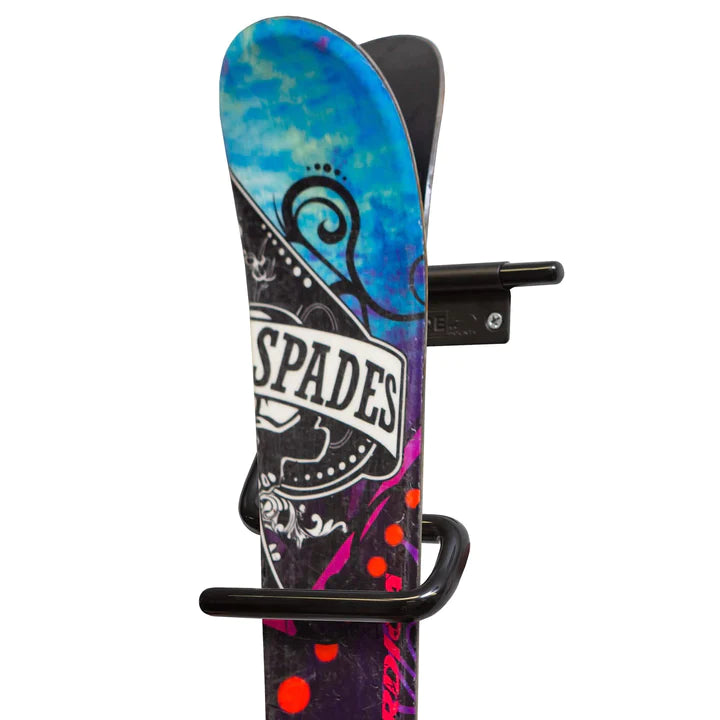 Vertical Wall Mount Ski Rack for Adult & Youth Skis