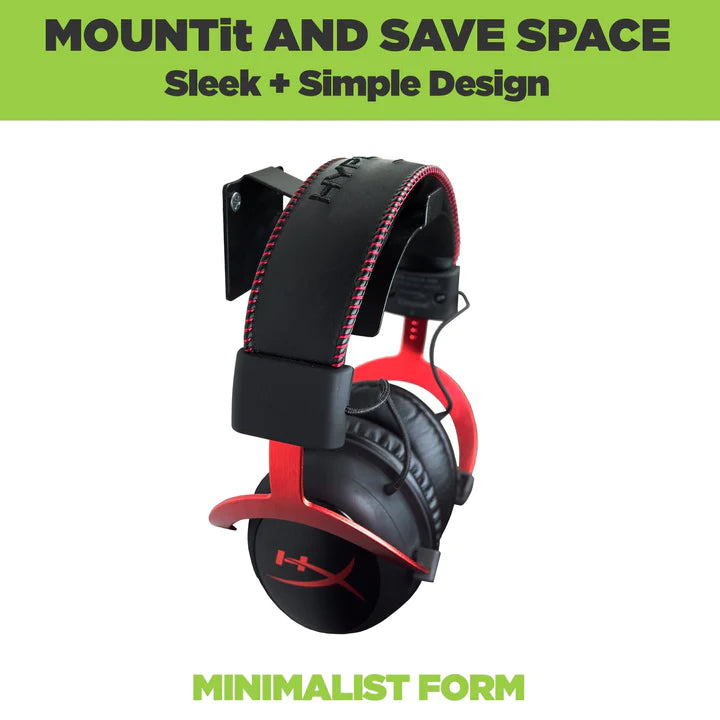 Headphone Mount for Headphones, Headsets, Vive, PlayStation VR, Oculus & More