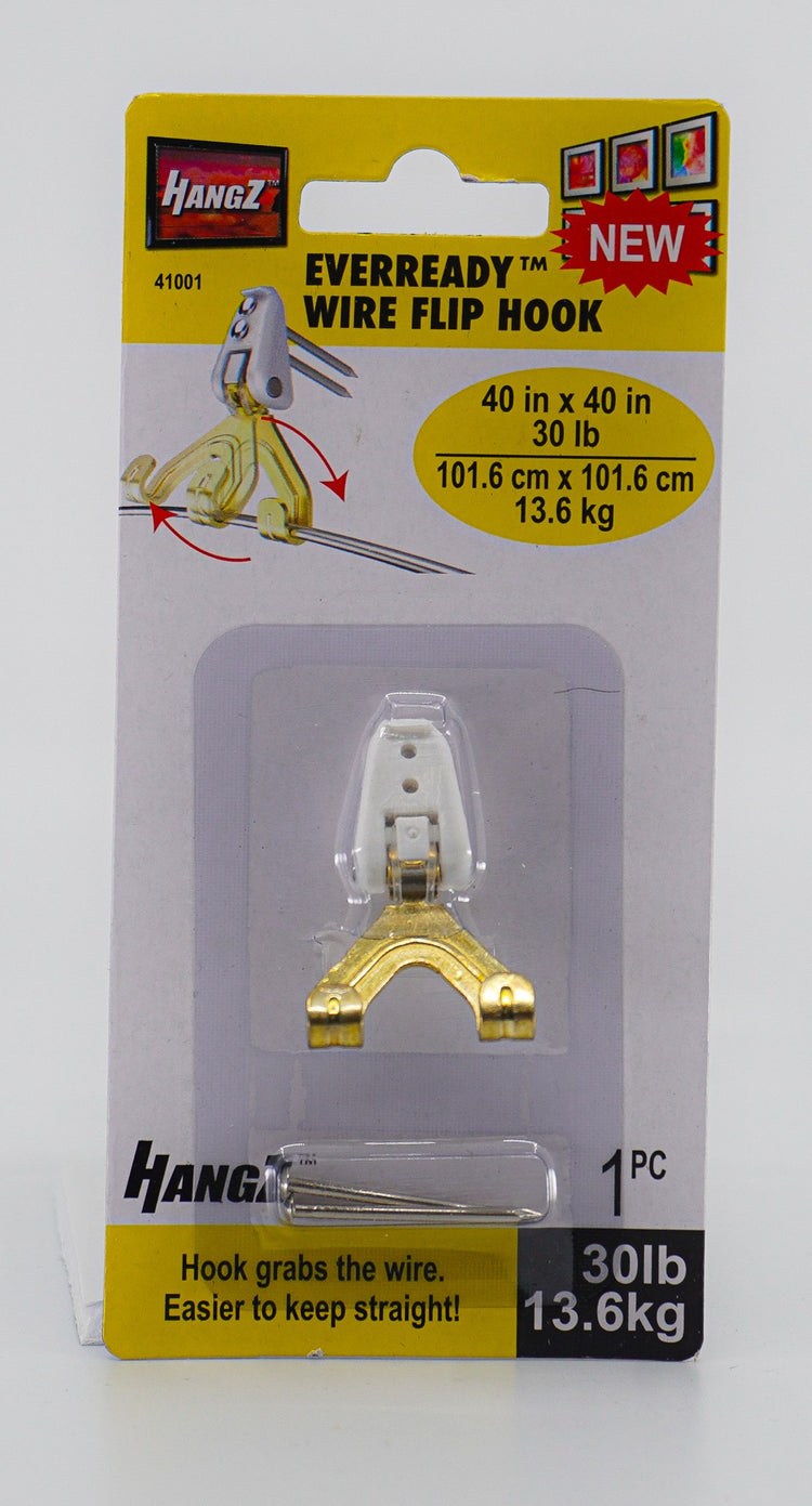 Everready double Straddle Wire Hook Holds 20lbs 41001