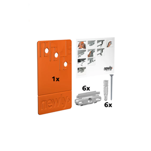 HangZ 6 Clip 6 Screw 6 Plug 1 Drilling Template Instruction Card Installation Kit