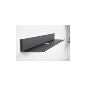 Reversible No Stud Sound Bar Shelf Radius Ends - Black