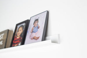 No Stud Photo Ledge - Black Powder Coat