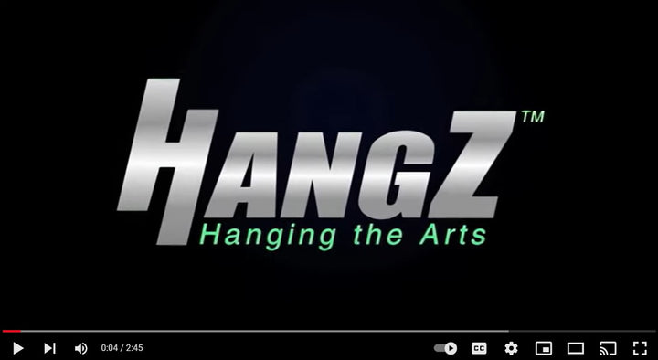 How To Video: Hanging a Canvas with HangZ Sawtooth Hanger & Sawtooth Hook Wide