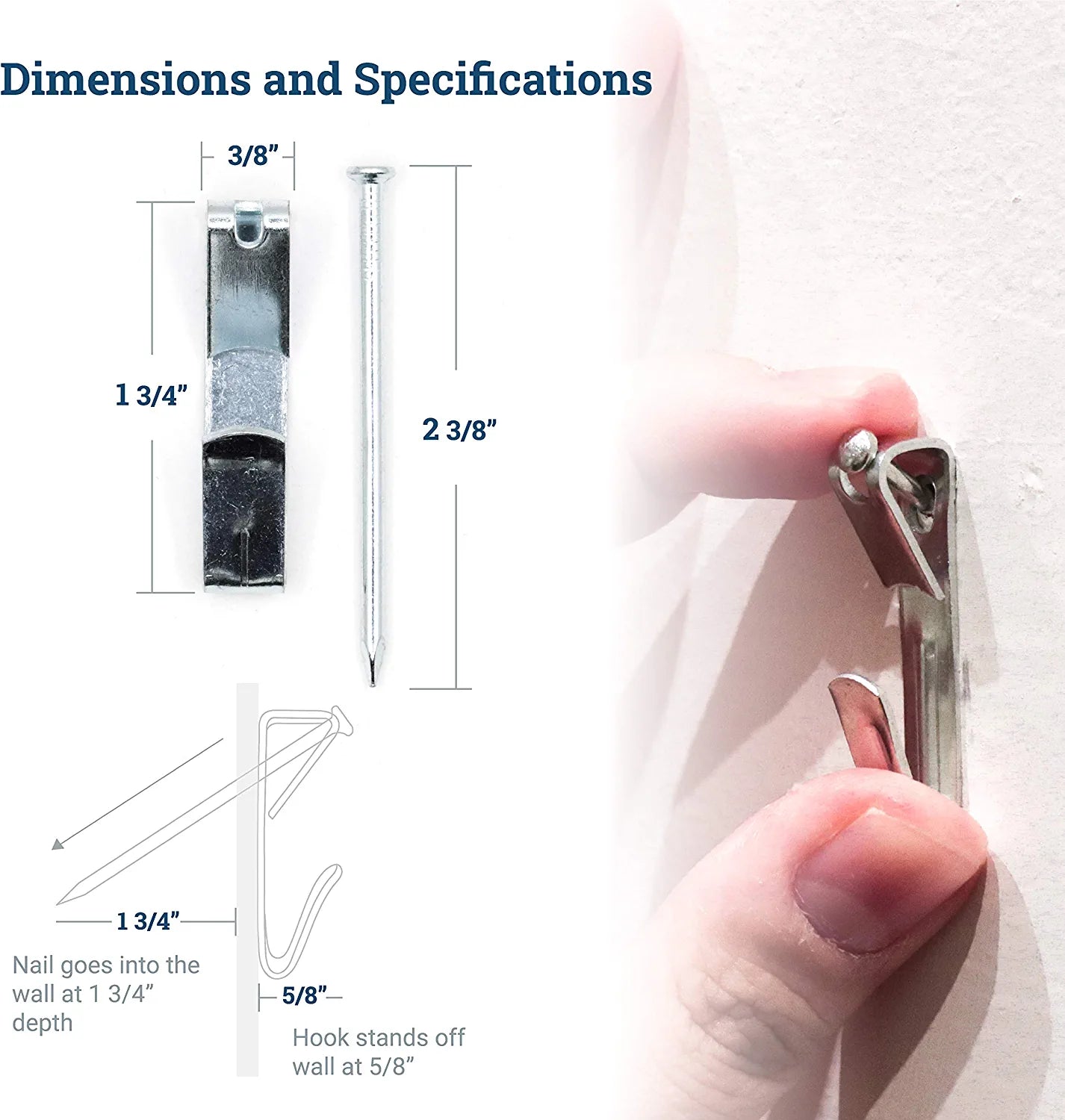 HangZ Conventional Hangers 10-100lb Bulk Packs 50581B, 50582B, 50583B, 50585B, 50586B