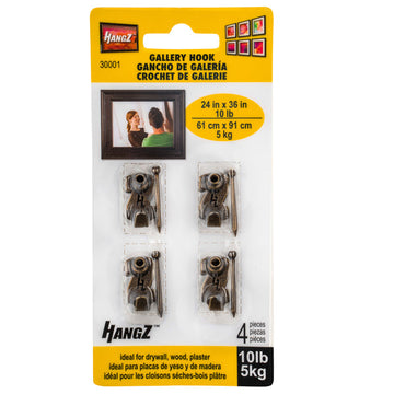 Gallery Picture Hooks 100LB 30010 (1 Set per Pack)