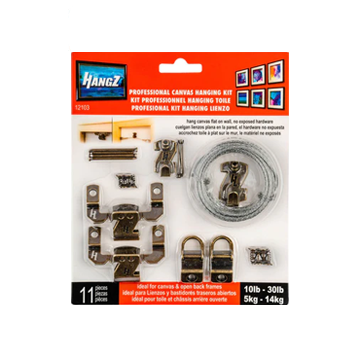HangZ 10lb-30lb Canvas Professional Hanging Kit 12103