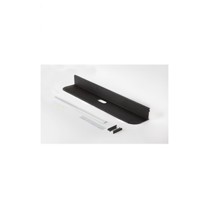 No Stud Sound Bar SHELF Radius Ends - Black